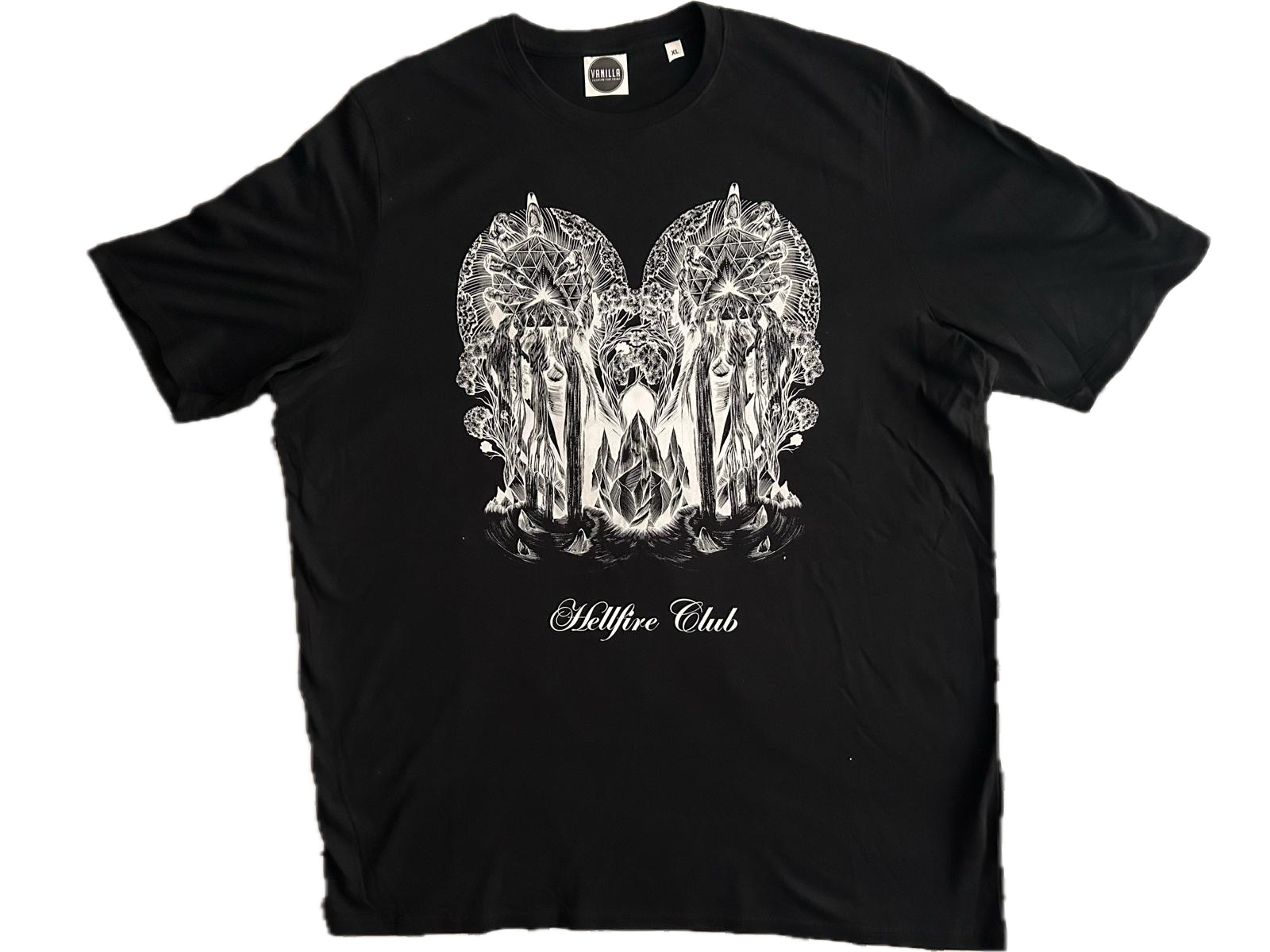 Bestel Palladium T-shirts met korte mouwen Hell Fire Tee - Stranger Things M heren zwart | België